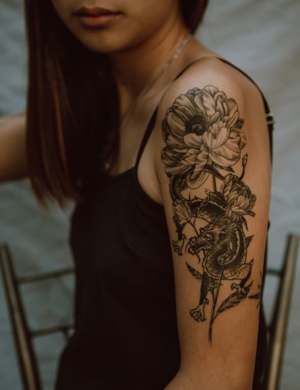 Custom tattoo by Ghost Ship Tattoo Liverpool